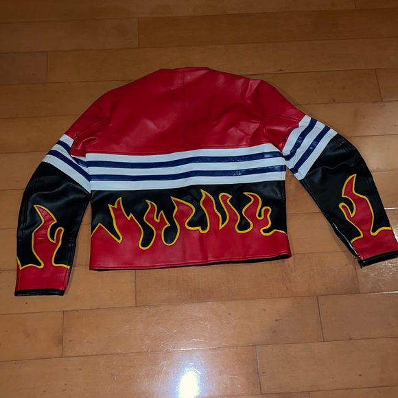 REVES PARIS GALVANIZED 24 VEGAN LEATHER MOTO JACKET.
FABOLOUS WORE THIS JACKET - Picture 2 of 8